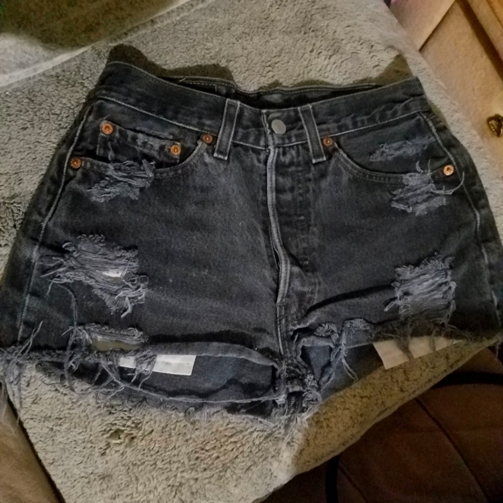 Cute Vintage High-rise Jean shorts